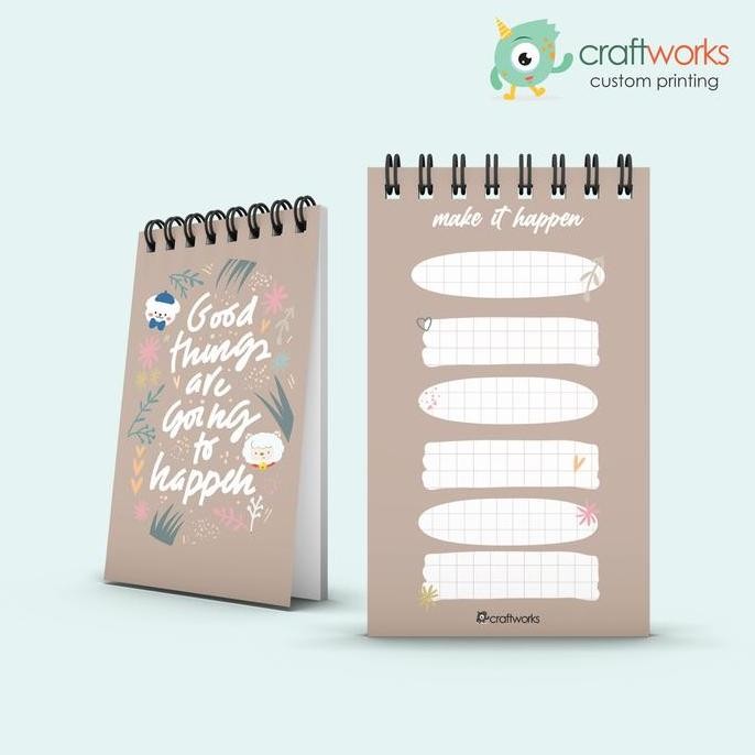 

Ready oke] NOTEBOOK A6 SPIRAL | BLOCK NOTE A6 / NOTEBOOK CUSTOM