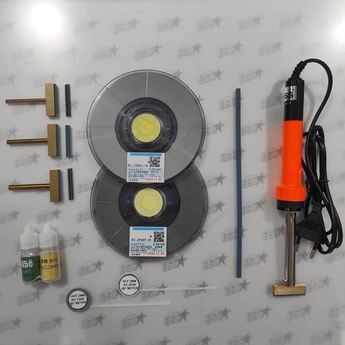 ACF Remover & Lem COF Mata Solder T, Lem ACF AC 7206 2056 untuk Perbaikan HP