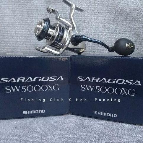 BARU Reel Pancing Shimano Saragosa SW 5000 XG, SW 6000HG , SW 8000 HG, SW 10000 PG, SW 14000 XG (Mod