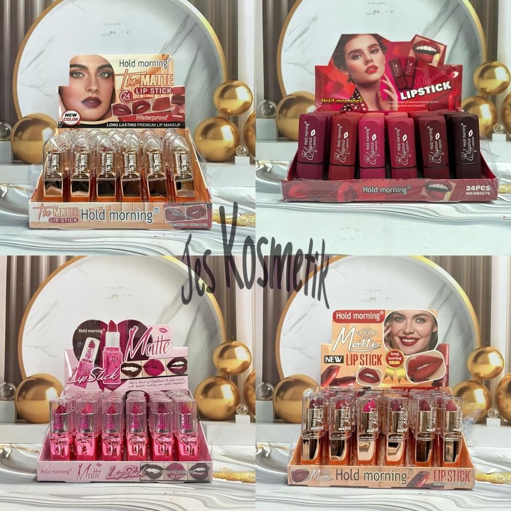 [LUSINAN] Hold Morning Lipstik Seri Matte  Grosir Kosmetik