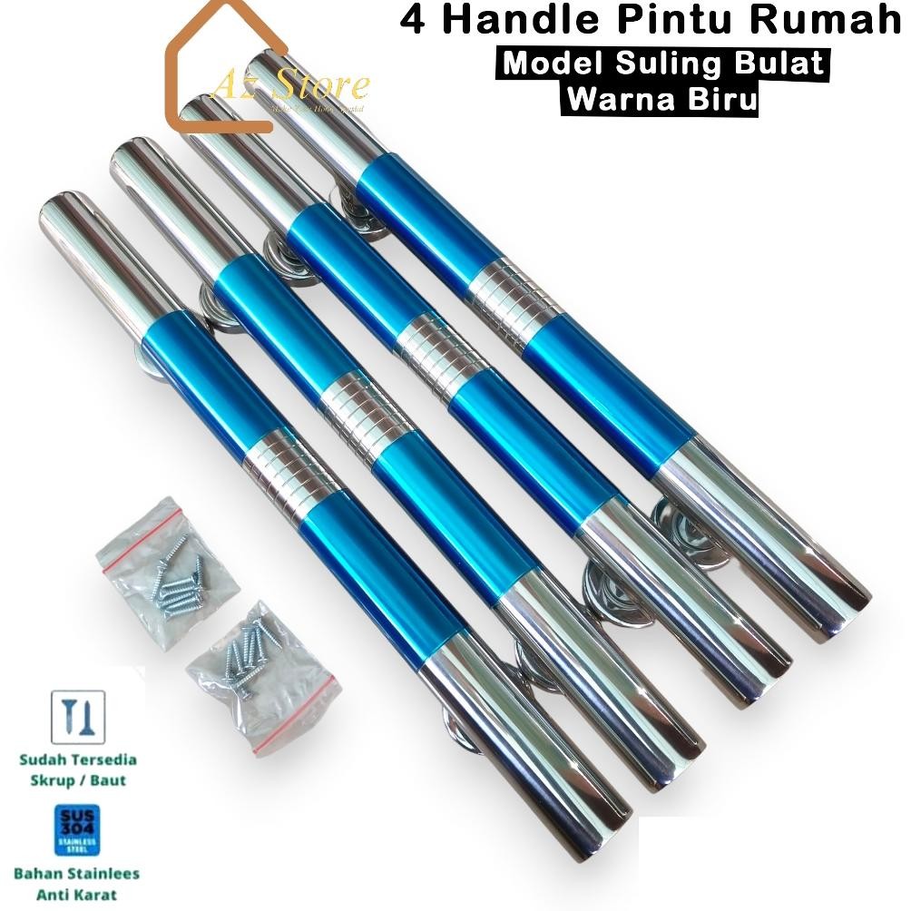 Hendel Tarikan Pintu Rumah 1 set isi 4 Pegangan Gagang Pintu Minimalis 25 cm