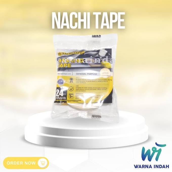 

Kertas Lem Nachi 1 Dus Isi 96 - 24mm x 20Y Masking Tape