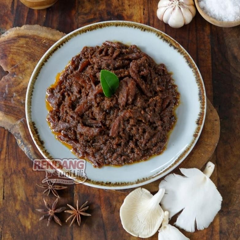 

Rendang Jamur Tiram Suwir 250 gr - by Rendang Uni Lili