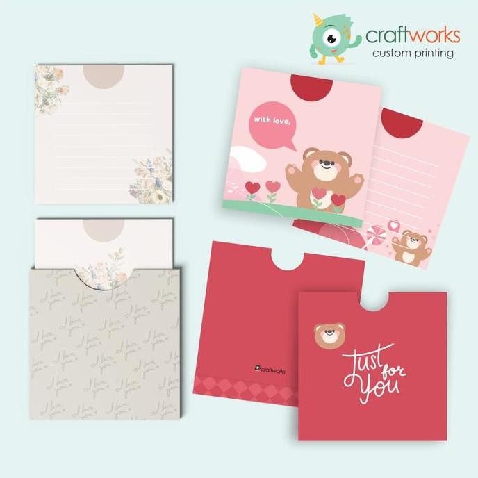

*#*#*#] MINI LETTER ENVELOPE SET - 4 PCS | LOVE LETTER | LETTER SET
