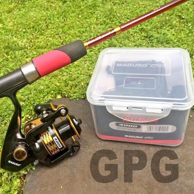 BARU Set Pancing Laut MAGURO Joran LEVIATHAN 1,8 M(Fiber Solid Transparan