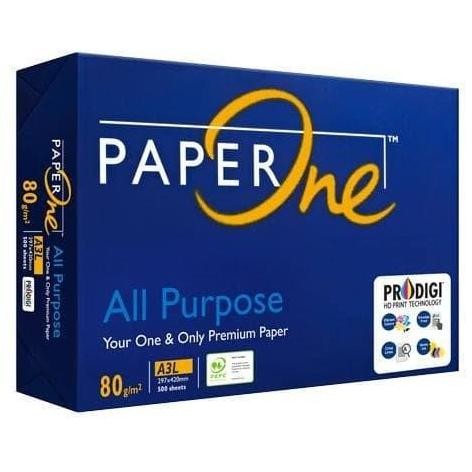 

Kertas Hvs A3 80Gsm Paper One - Rim Kertas Print & Fotocopy Putih Tebal