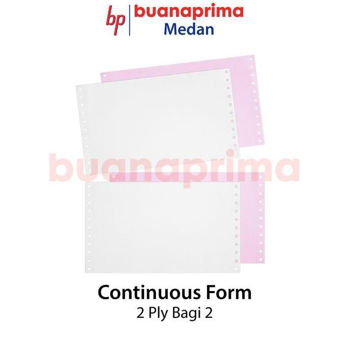 

Kertas Ncr Continuous Form 2 Ply 9.5 X 11 Inch Putih Merah Bagi 2 Untuk Printer Dot Matrix