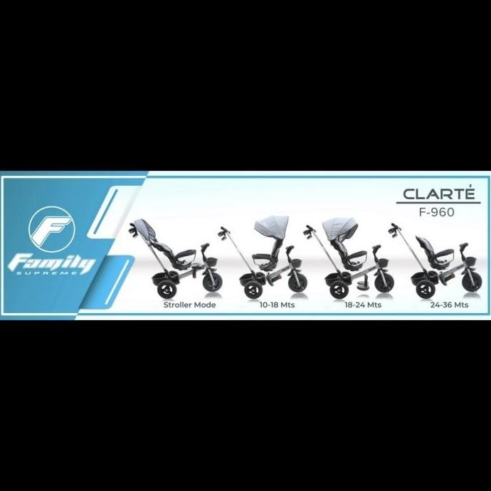 Stroller Sepeda Roda Tiga Family Supreme Clarte F-960