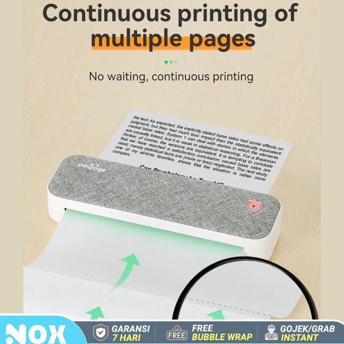 

Kertas Thermal A4 Peripage | Folded & Roll Paper Untuk Printer Bluetooth Mini