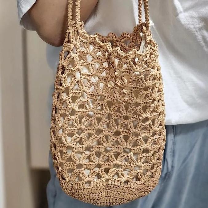 

Tali Kertas Tahan Air | Paper Rope Waterproof Handicraft Bag Hat Flower Packing | Rajut Knit