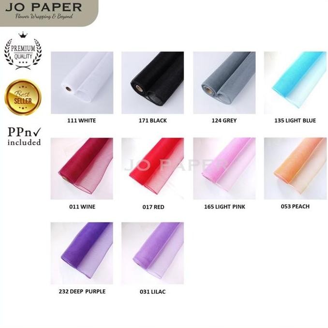 

Flower Wrapping Paper Polynet Mesh Roll Korea - Kertas Kado Buket Bunga