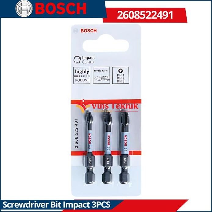 ready !!! Mata Obeng Screwdriver Bit Impact Set Bosch