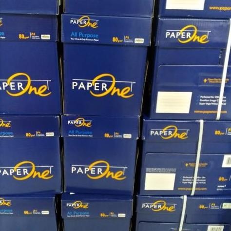 

Kertas Hvs F4 Paper One 80Gsm - Kertas Fotocopy Per Dus 5 Rim