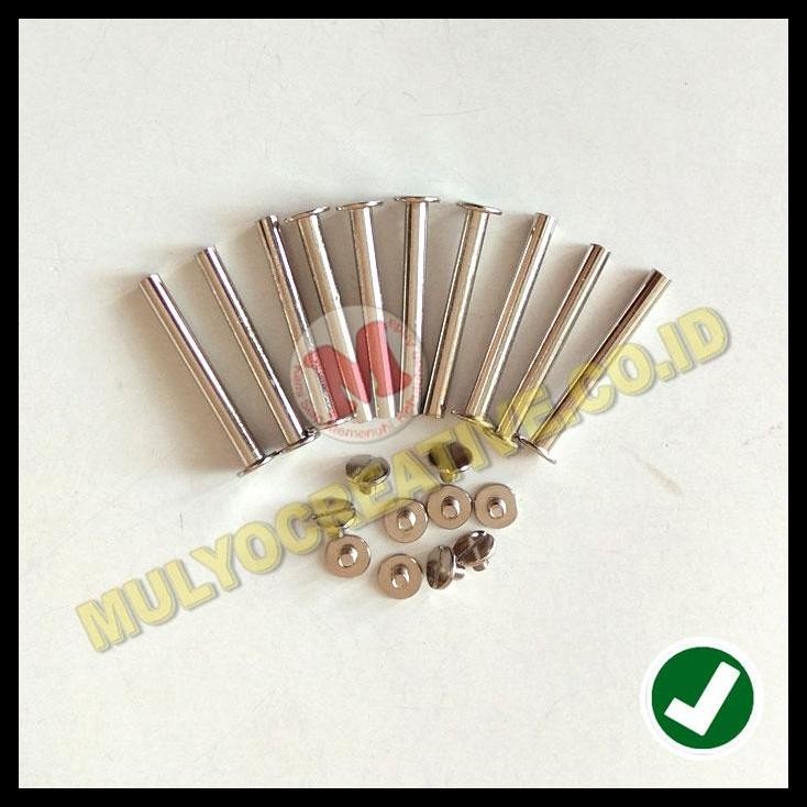 DISKON PAKU BAUT JILID BUKU UKURAN 4 CM MUR PAKU BAUT 40MM JILID KATALOG !!!!!