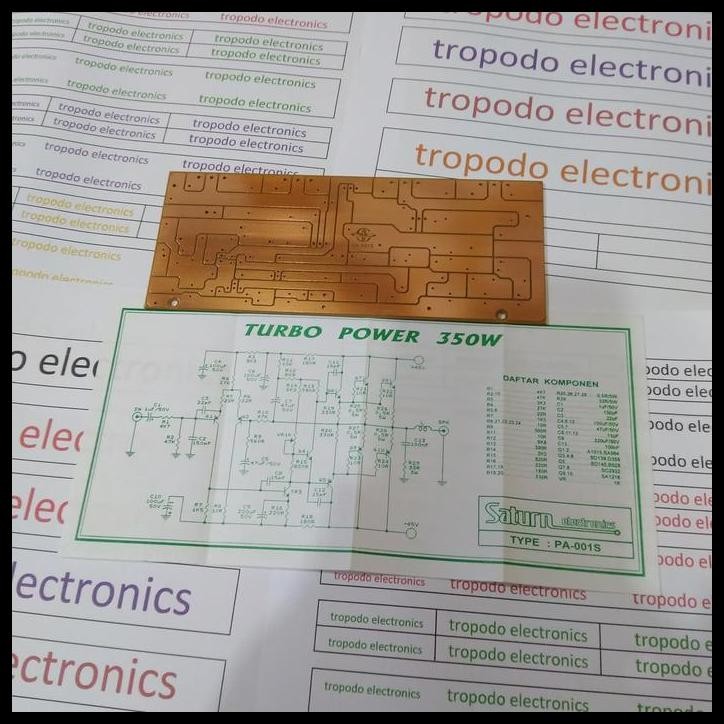 DISKON PCB POWER AMPLIFIER TURBO POWER 350 WATT