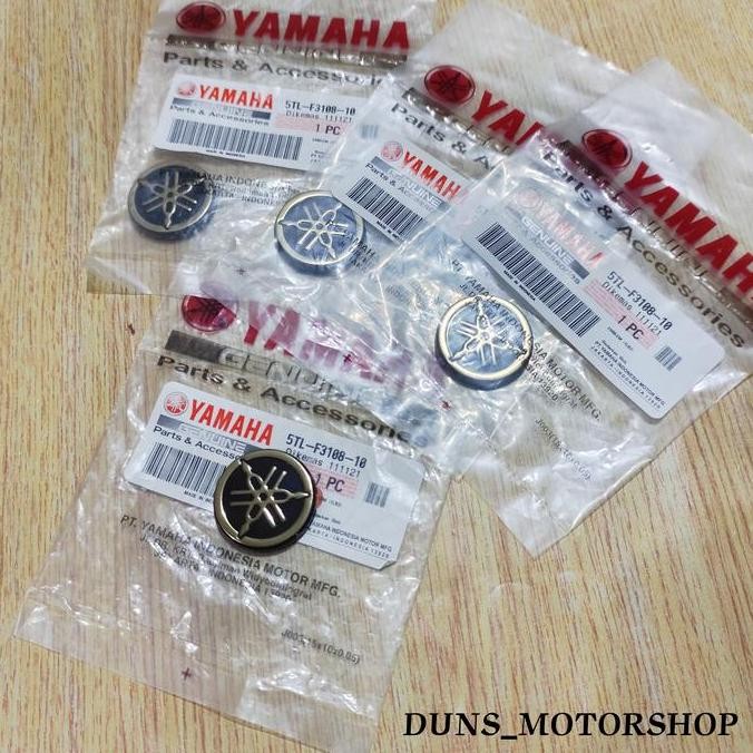 emblem logo yamaha ori tameng depan motor mio vixion nmax aerox