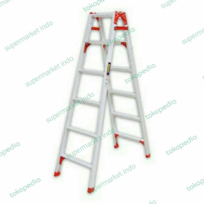 

Terlaris Ladder Tangga Aluminium 2 In 1 A Dan Lurus Rich 1M 1.5M 2M 2.5M 3M 4M