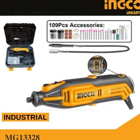 NEW Mini Die Grinder (3.5mm) INGCO MG13328 Gerinda Botol Kecil / Tuner Set [terbaik][terlaris]