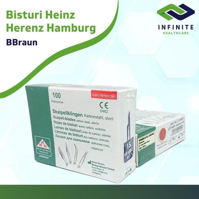 Bisturi Heinz Herenz Hamburg Pengganti BBraun Surgical Blade Aesculap