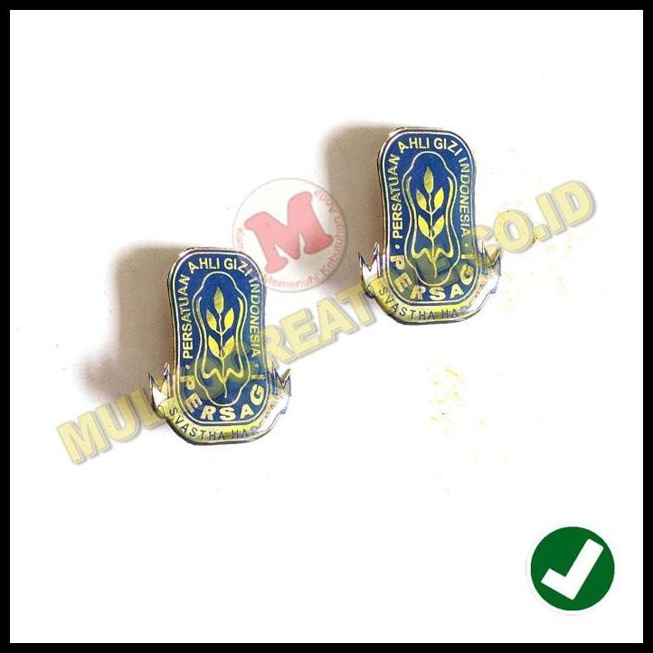 GRATIS ONGKIR PIN LOGO PERSAGI UKURAN BESAR PIN BOROS PERSATUAN AHLI GIZI MURAH 
