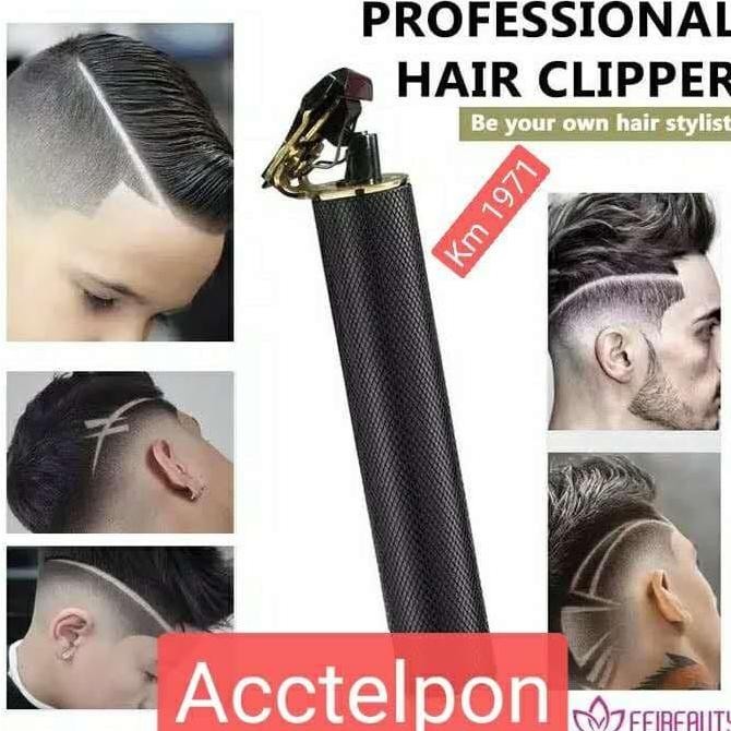 ready stock KEMEI KM-1971 PROFESIONAL TRIMMER MESIN CUKUR RAMBUT KEMEI KM 1971