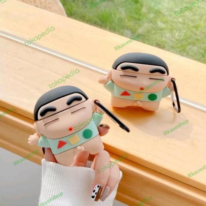 Crayon Shinchan Silicone Airpods 1 2 Airpods Pro Case cover Casing murah