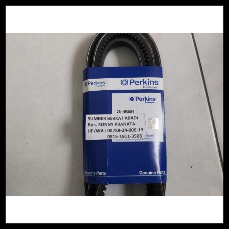 GRATIS ONGKIR PERKINS V BELT 2614B654 FAN BELT - ISI 2 PIECES 