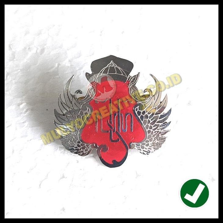 DISKON PIN LOGO KERATON JOGJAKARTA - LENCANA KERATON YOGYA WARNA SILVER 