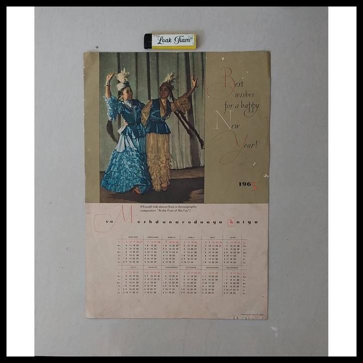 

TERBARU KALENDER 1 LEMBAR 1965 ROBEK HALUS !!!!!!