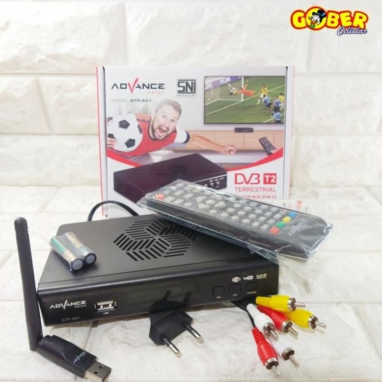 NEW READY SET TOP BOX ADVANCE (STB) STP A01 & STP A02   DONGLE/ADAPTOR WIFI (WIFI STB) [terbaik][ter