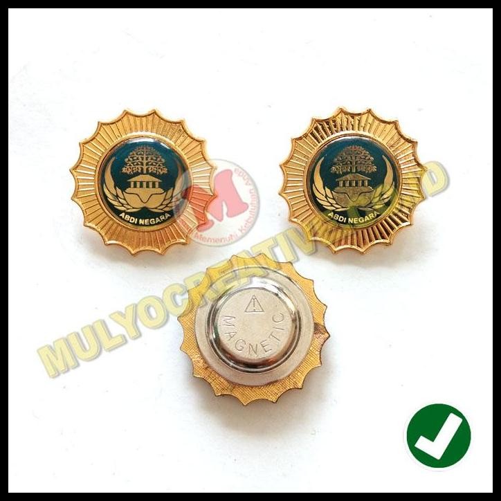 TERMURAH LENCANA PIN ABDI NEGARA BIRU - PIN ASN KORPRI MAGNET GOLONGAN 3 