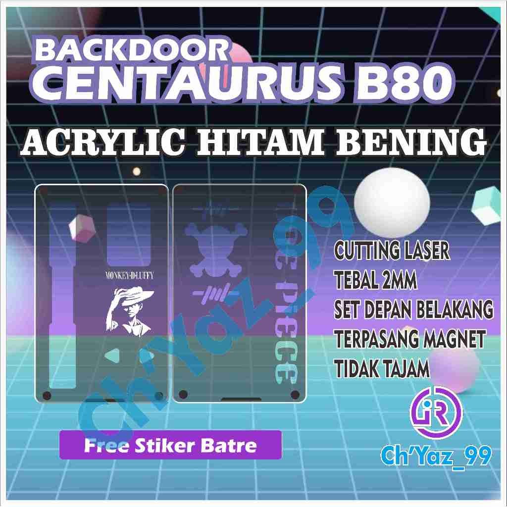 

*Premium Quality* Chyaz99 B80 Produk Pan3l B4ckd00r Acrylic Hitam Bening Baru B Garskin Custom Stiker Maxdecal Bkn Case COD