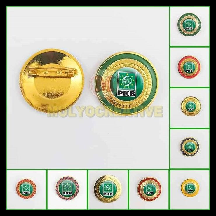 HOT DEAL PIN PKB PIN BROS LOGO PARTAI PKB MODEL PREMIUM 