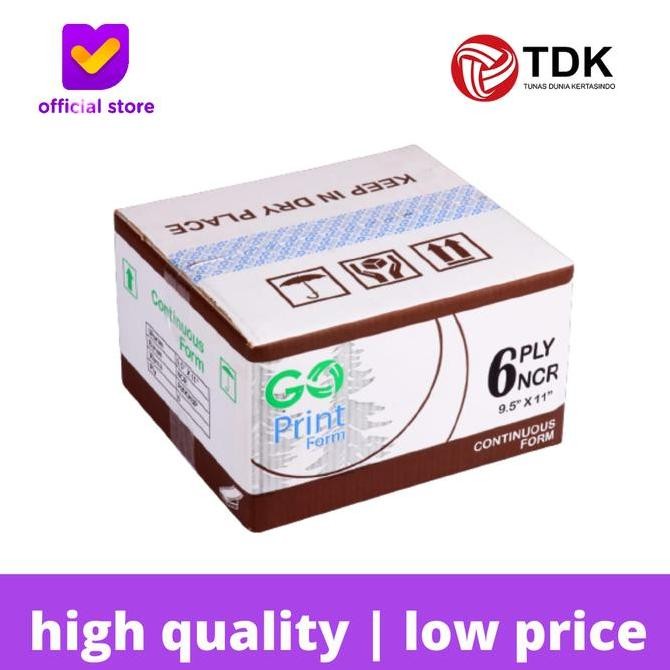 

TERLARIS! Continuous Form Go Print 9.5 x 11 6 Ply (Bisa custom)