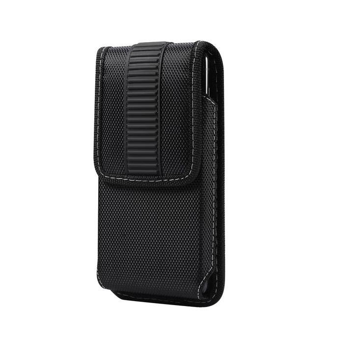 Sarung Dompet HP Pria Klip Jepit Pinggang Kulit Nylon Ukuran 66.5 Inch