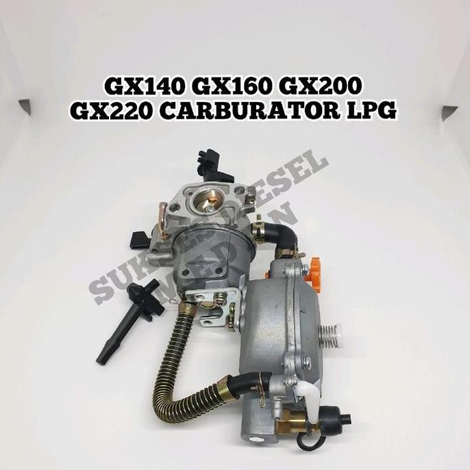 Kualitas terbaik] GX140 GX160 GX200 GX220 Carburator Karburator Mesin Serba Guna LPG GAS Alkon 2 inc