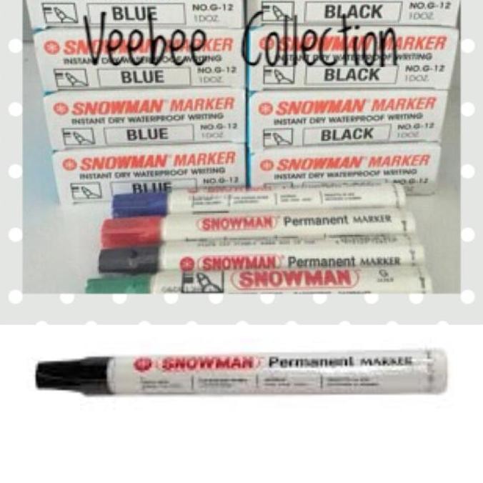 

~~~~~] Snowman Permanent Marker/ spidol snowman