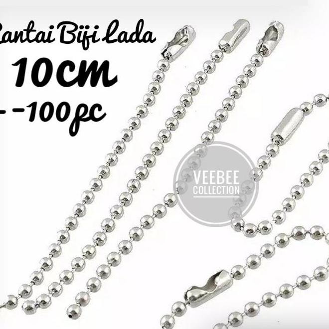 

!!!!!!] Rantai Biji Lada 10cm/ Rantai kuku isi +-100pc/ rantai hangtag