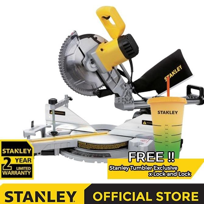 Stanley Sm18 254Mm 1800W Sliding Mitre Saw / Gergaji Miter