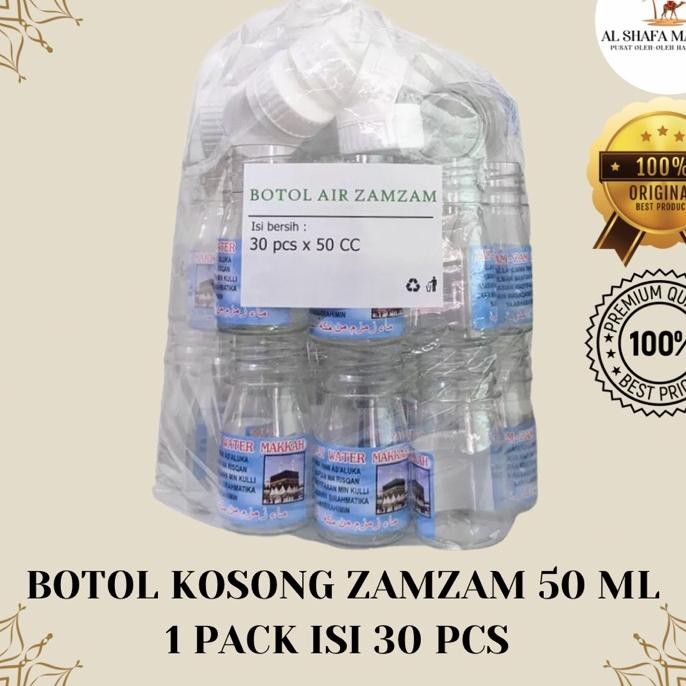 Botol Kosong 50Ml 30Pcs Botol Kosong Mini Botol Zamzam 50Ml Botol Zamzam Mini