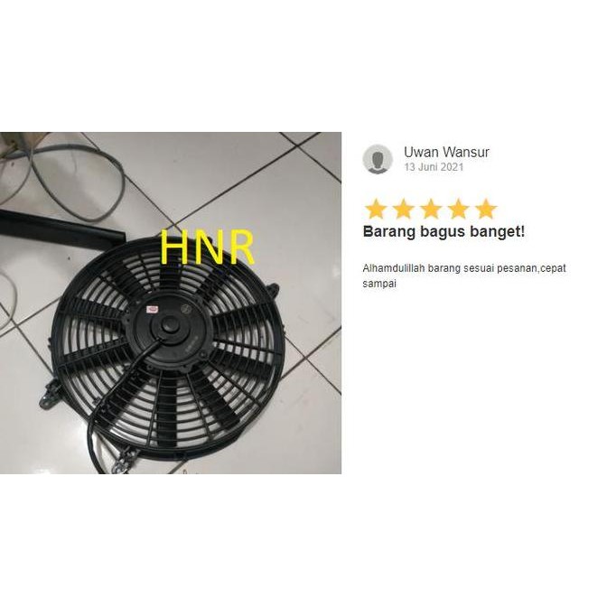 Extra Fan 12 Inchi extrafan 12 inci 12V AC Mobil Kipas Baco
