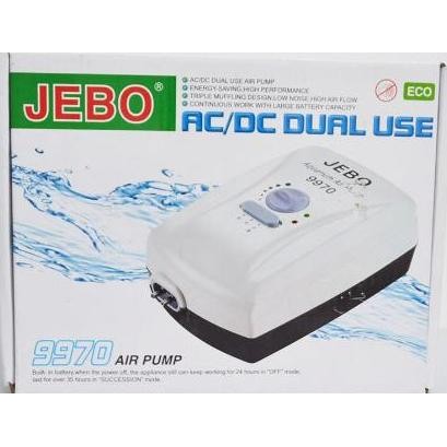 JEBO 9970 AERATOR ACDC BATERAI POMPA UDARA PORTABLE AQUARIUM KOLAM