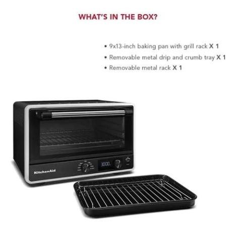 

KITCHENAID KCO211BBM DIGITAL COUNTERTOP OVEN 21L