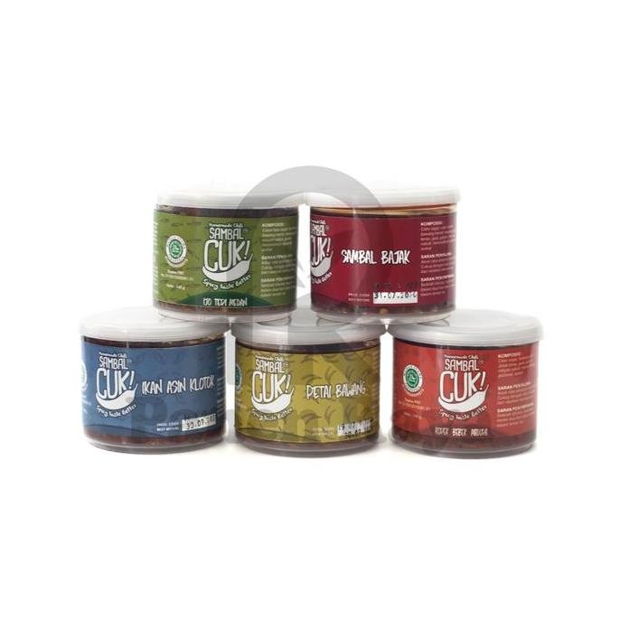 

Sambal Cuk Sambel Suaya Aneka Rasa BAJAK / BAWANG / IKAN ASIN / ROA