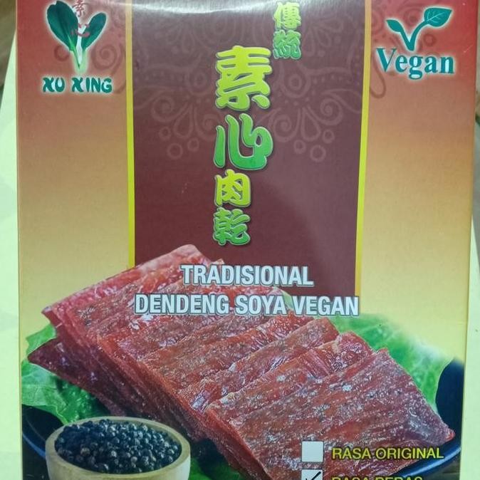 

Promo soya jerky / tasty traditional barbeque soy jerky vegan / Vegetarian COD