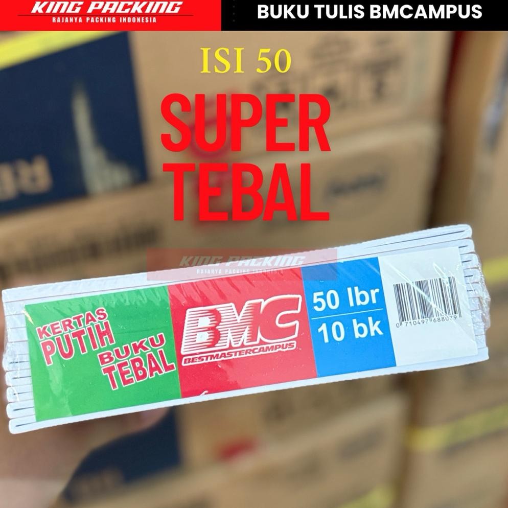 

(10 PCS) Buku Tulis BMCampus 50 Lembar / Buku Tulis Besar