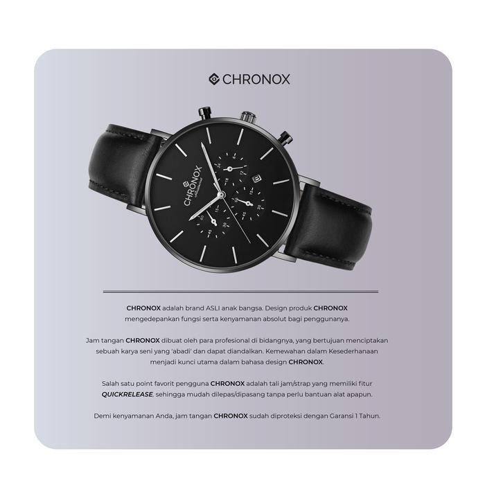 Chronox Jam Tangan Pria Kulit Analog - Cx1006 Everlast