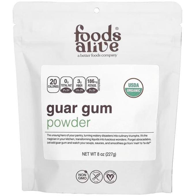 

Foods Alive, Guar Gum Powder, 8 oz (227 g)