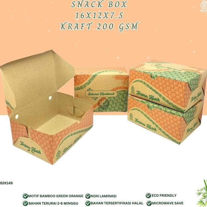 

DUS SNACK 16X12 BAHAN 200 GSM (B2K149)