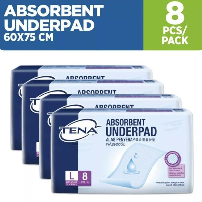

Tena Underpad L 60 x 75 ( 4 Pack x 8pcs )